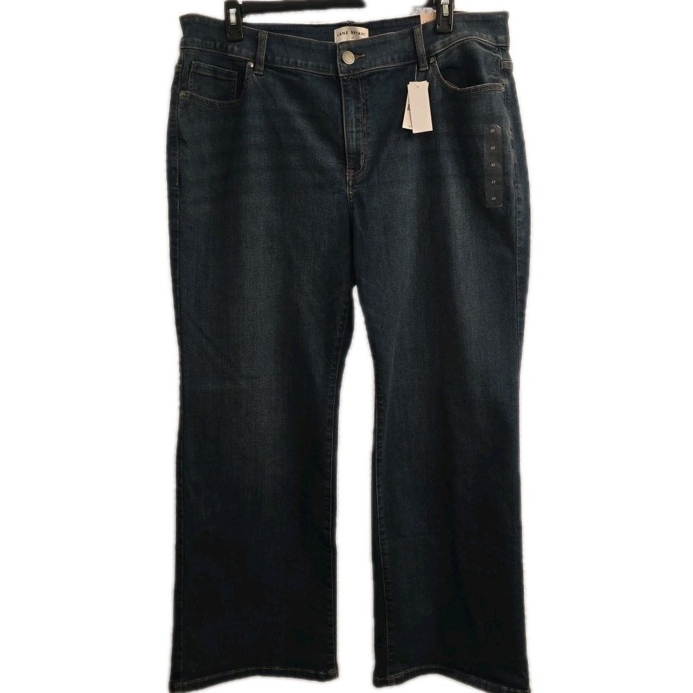 NEW Lane Bryant Women's Plus Size 22 Curvy Fit High Rise Bootcut Dark Wash Jeans